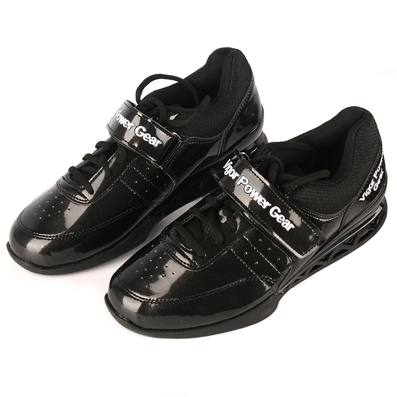 Crossfit Hard - Unisex Black Weightlifting Shoes for Powerlifting