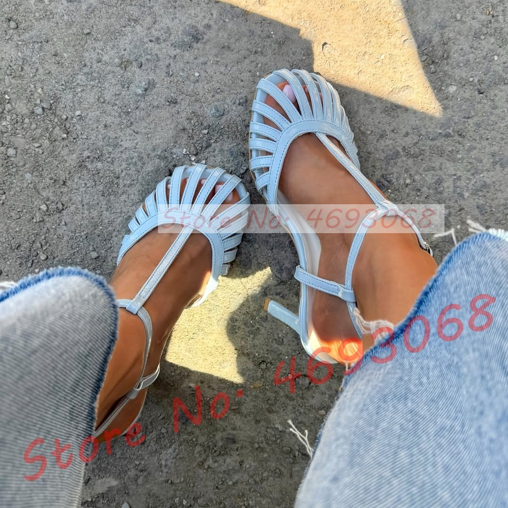 Round Caged Toe Mid Heel Sanda - Crossfit Lady recension och pris