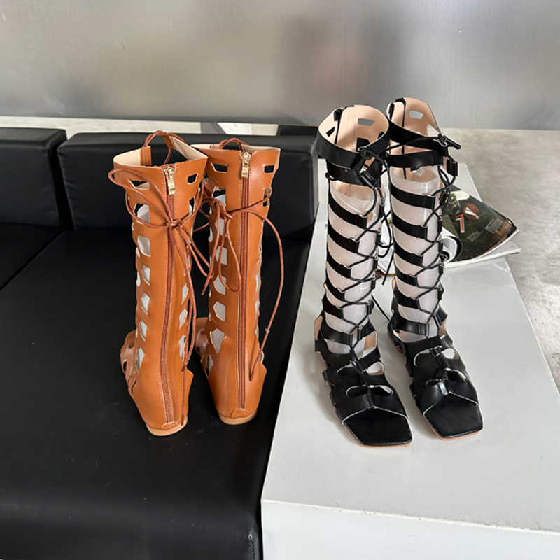 Brown Flats Long Boots Women C - Crossfit Outfit recension och pris