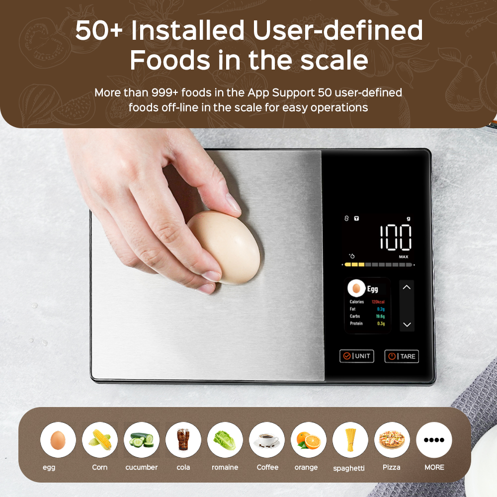 Smart Kitchen Scale Connects t - Crossfit Training recension och pris
