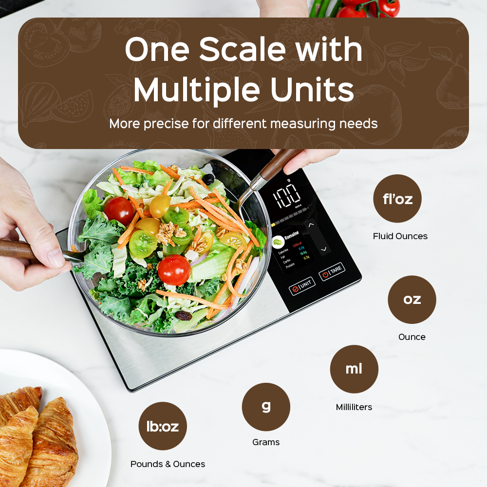Smart Kitchen Scale Connects t - Crossfit Training recension och pris