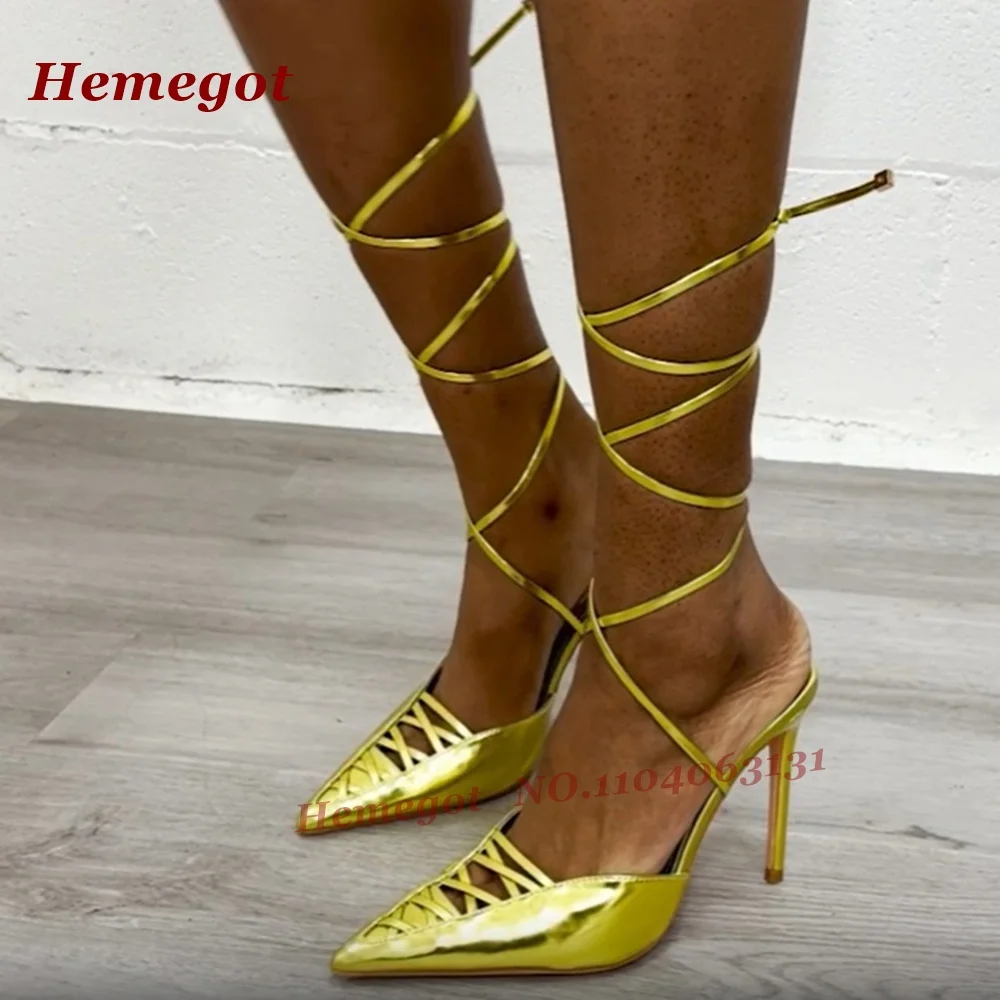 Patent Leather Cut Out Sandals - Crossfit Outfit recension och pris