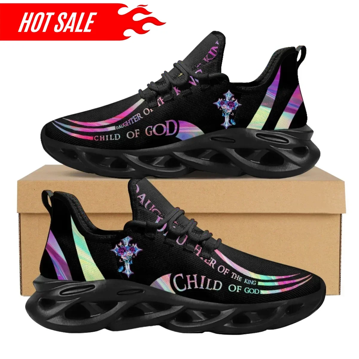 Hot Cross Christian God Print  - Crossfit Training recension och pris
