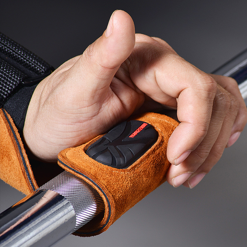 Cowhide Gym Grips Gloves Weigh - Best Crossfit Gear recension och pris