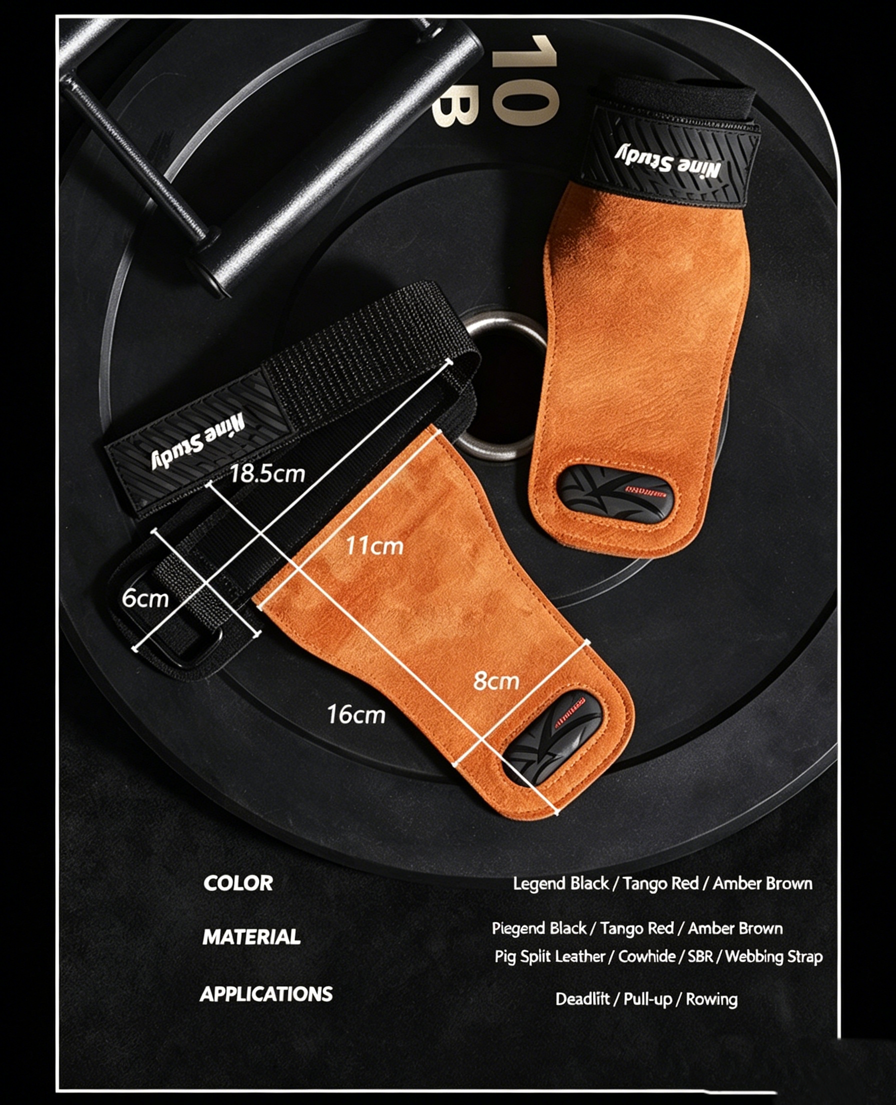 Cowhide Gym Grips Gloves Weigh - Best Crossfit Gear recension och pris