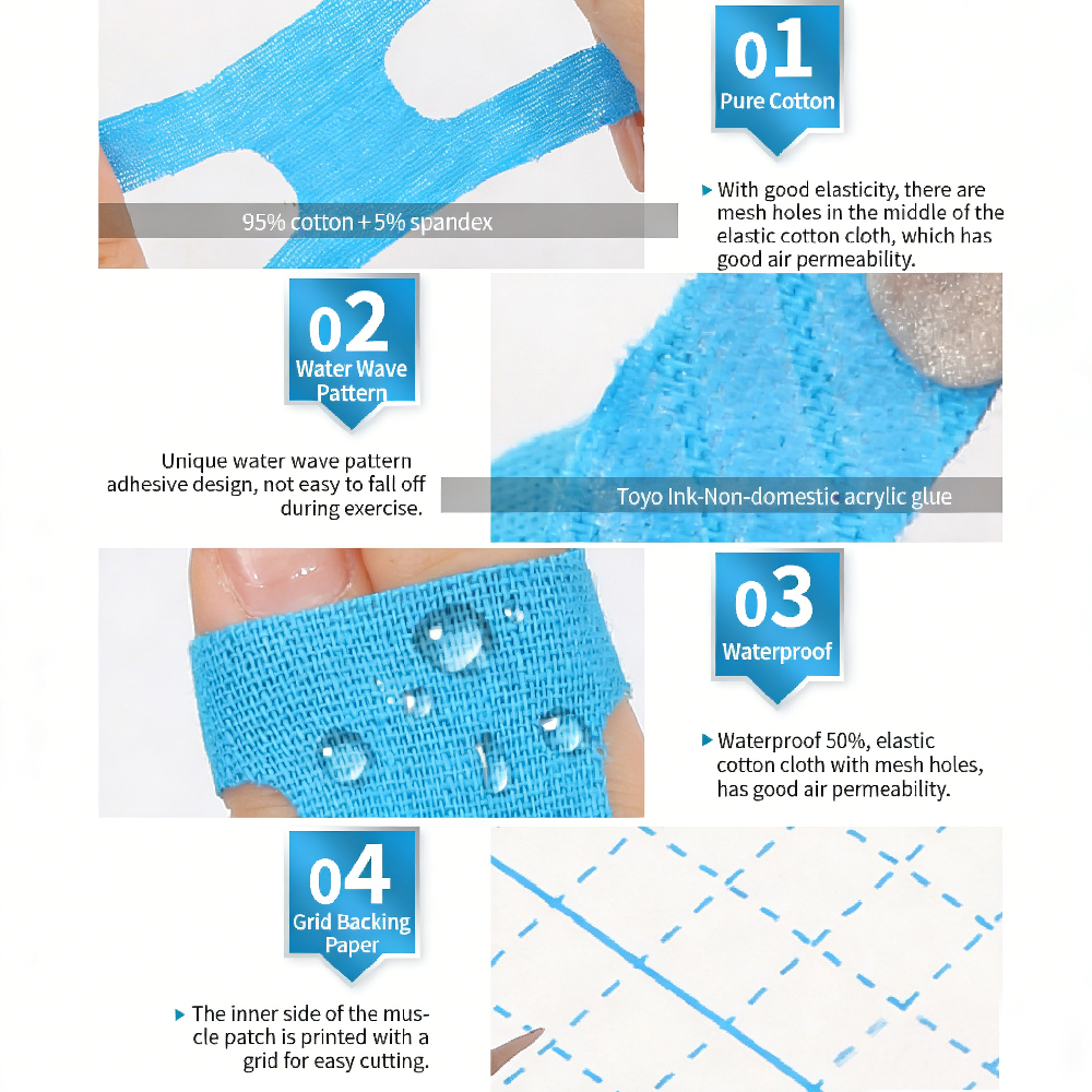 10PCS Kinesiology Tape for Fin - Finger Tape Athletic recension och pris