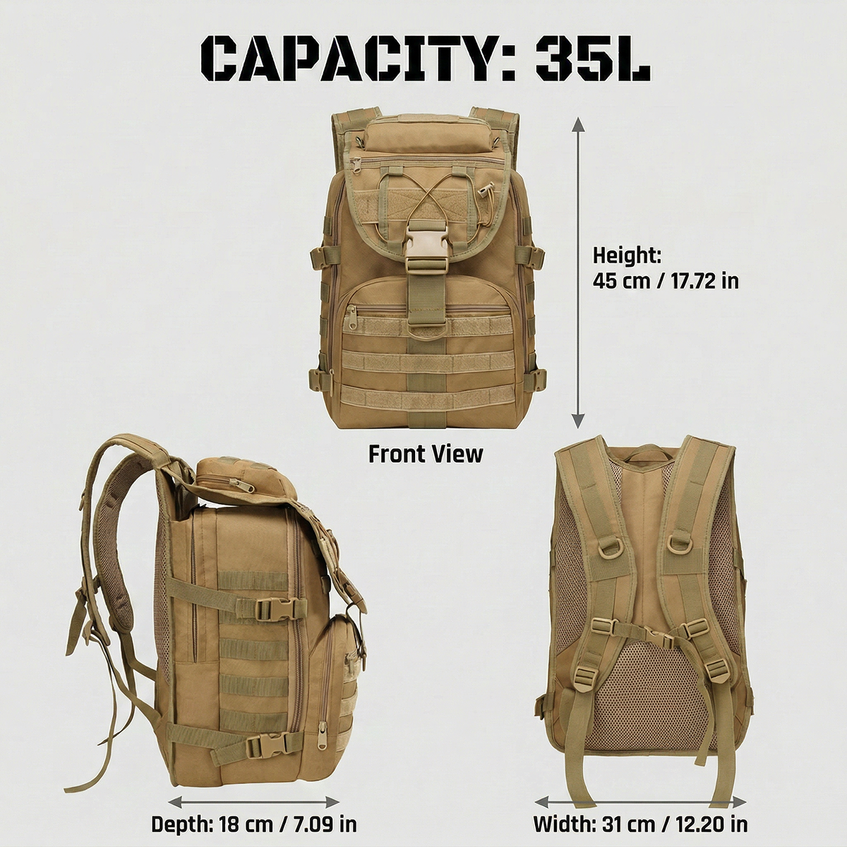 35L Gym Training Backpack for  - Crossfit Training recension och pris