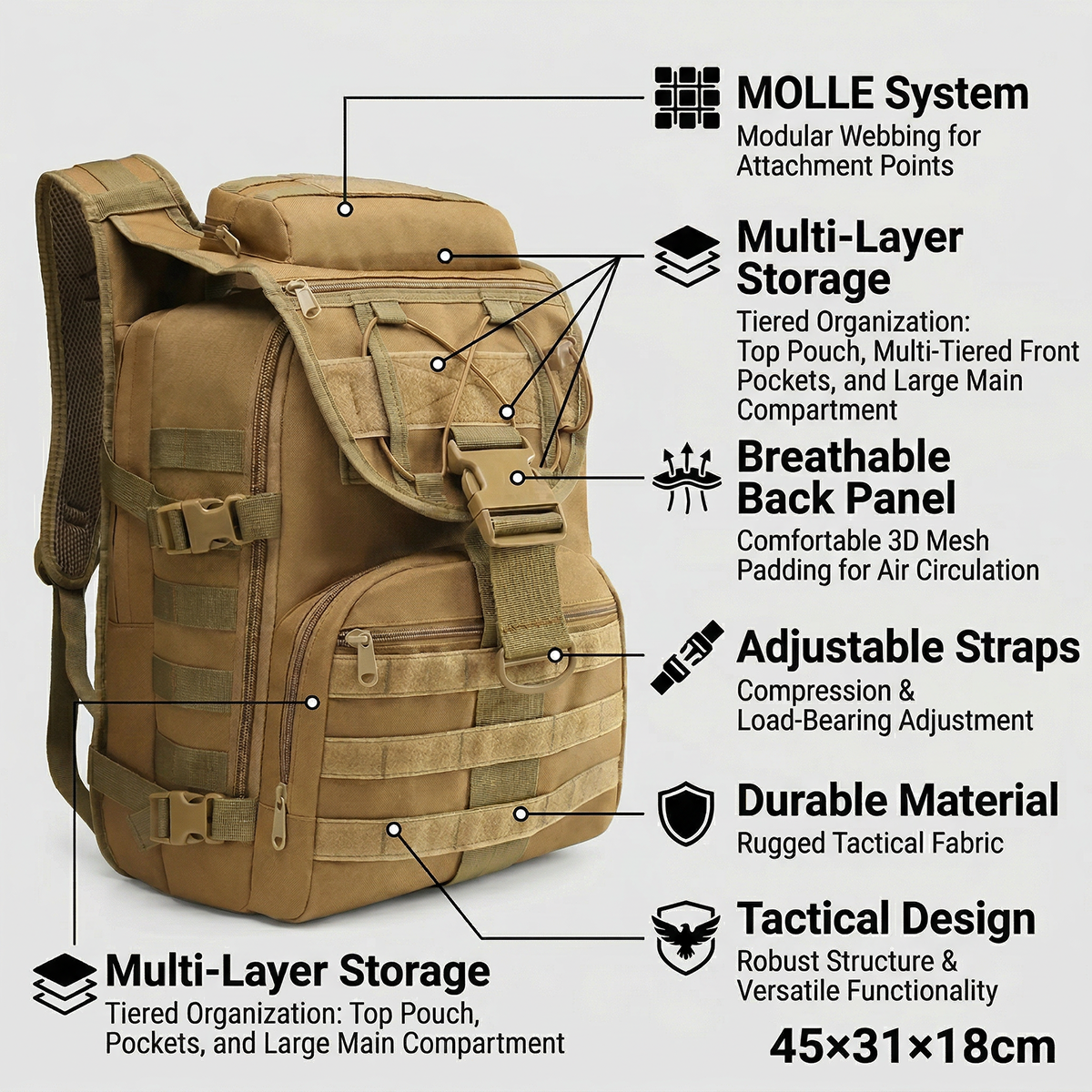 35L Gym Training Backpack for  - Crossfit Training recension och pris