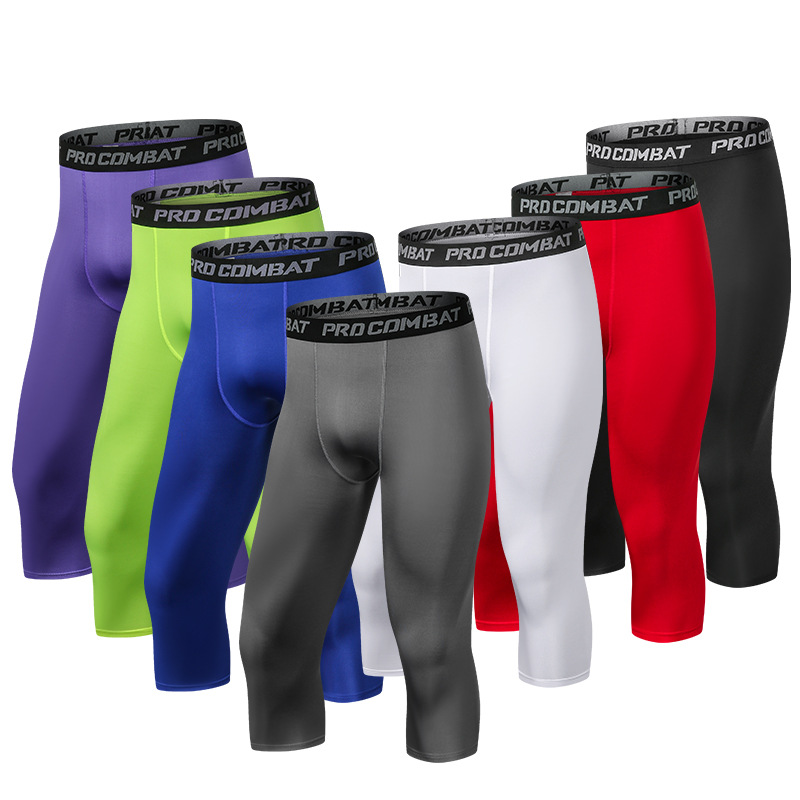 Men Tight 3/4 Cropped Pants Co - Best Crossfit Gear recension och pris