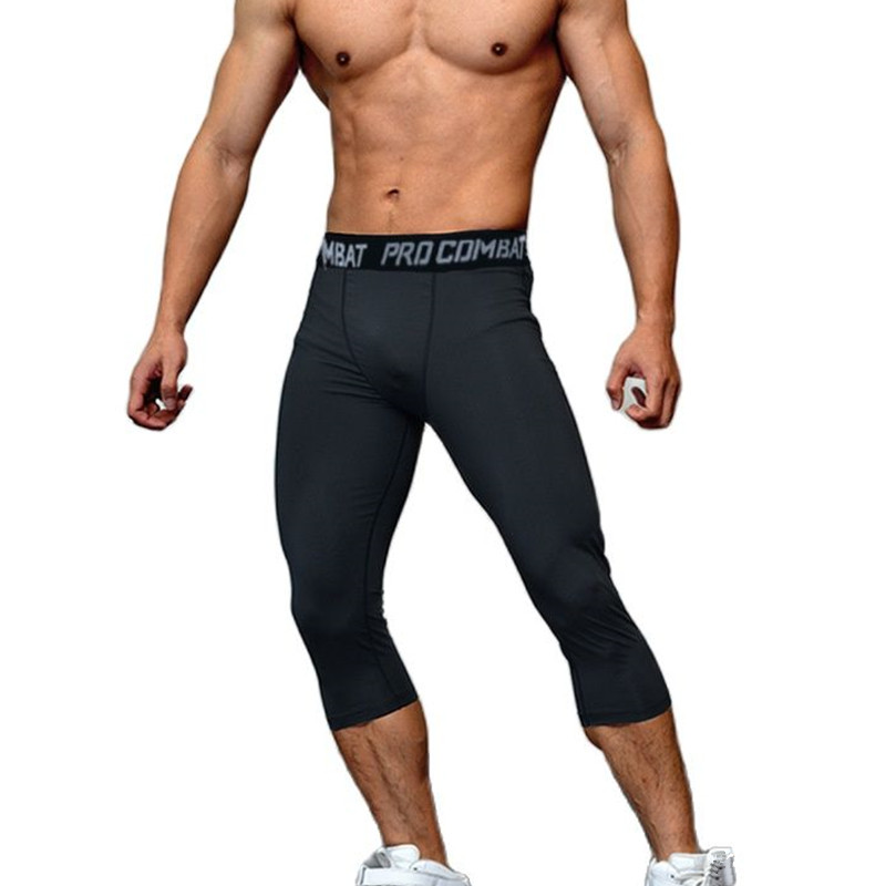 Men Tight 3/4 Cropped Pants Co - Best Crossfit Gear recension och pris