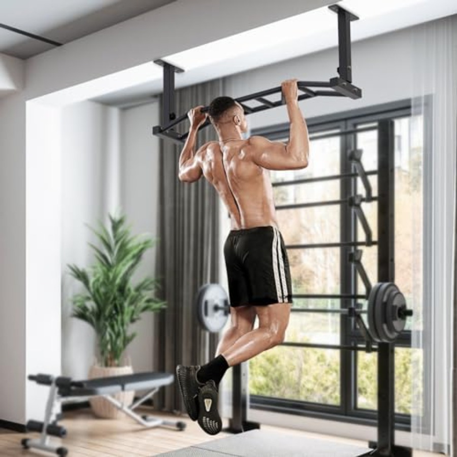 Home gym ceiling-mounted pull  - Pull Up Bar Grip recension och pris