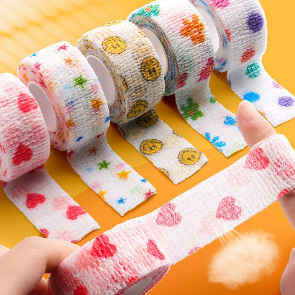 5Pcs/Lot 2.5cm Wide Colorful A - Finger Tape Athletic recension och pris