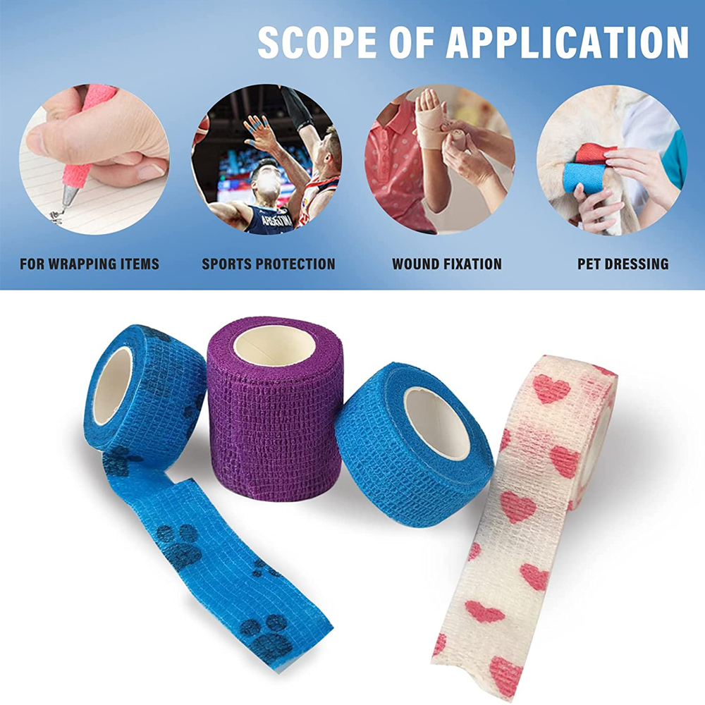 5Pcs/Lot 2.5cm Wide Colorful A - Finger Tape Athletic recension och pris