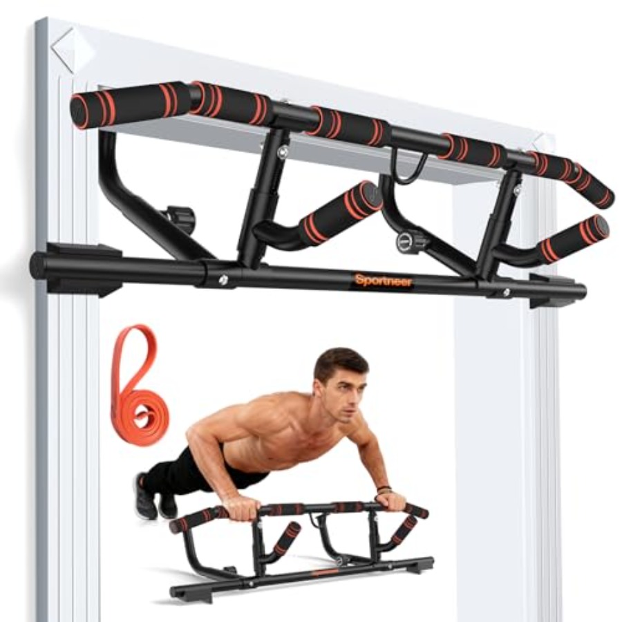 Doorway pull-up bar for home g - Pull Up Bar Grip recension och pris