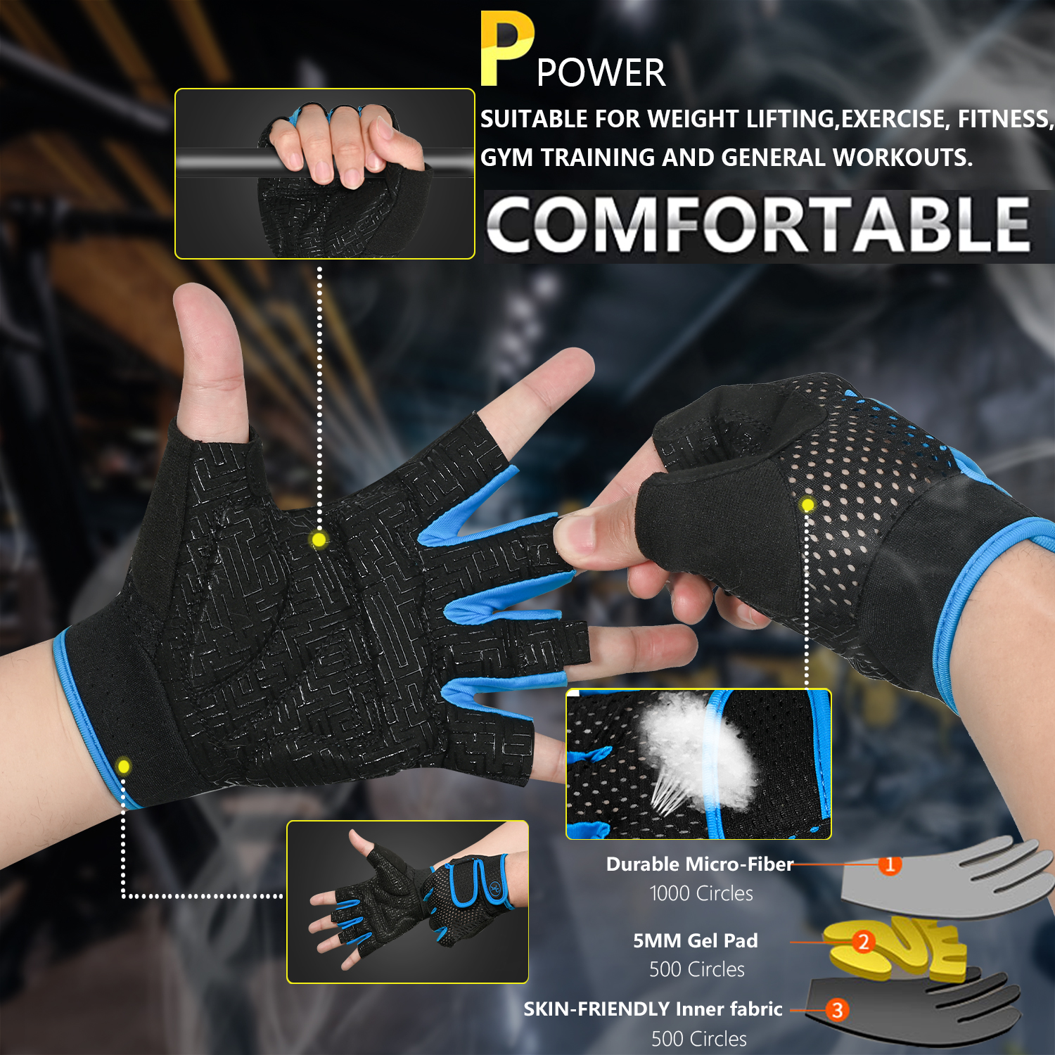 MOREOK Gym Gloves Breathable A - Best Crossfit Gear recension och pris